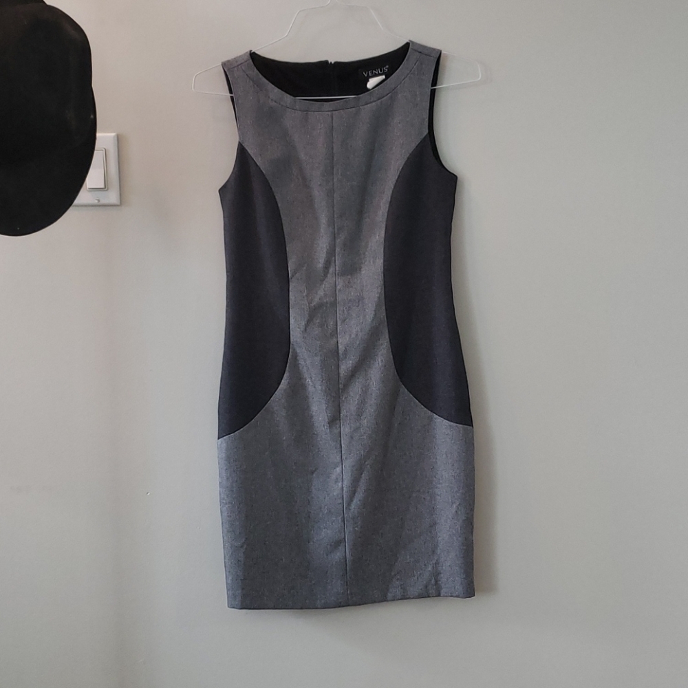 Venus two toned grey shift dress
